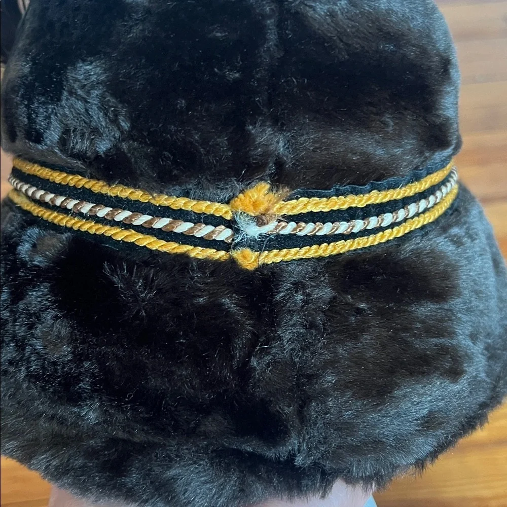 Vintage North King Faux Fur Cloche Bucket Hat